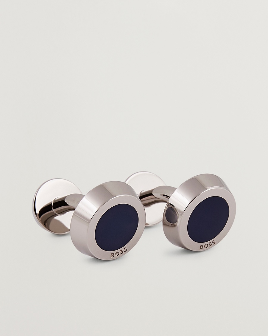 Homme | | BOSS BLACK | Simony Cufflink Navy
