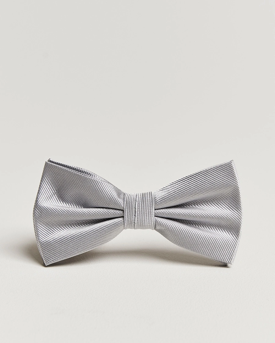 Amanda Christensen Pre Tie Silk Silver – Gris