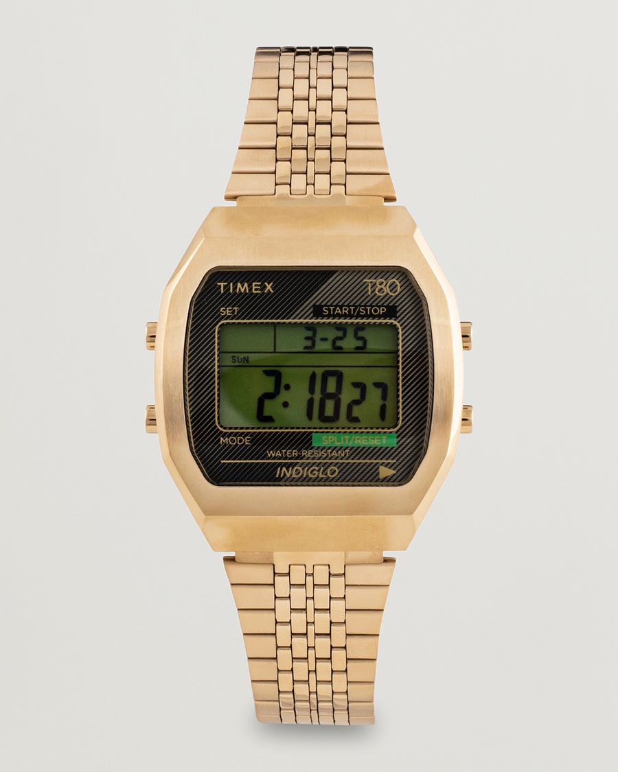 Timex T80 Stainless Steel 36mm Gold – Or
