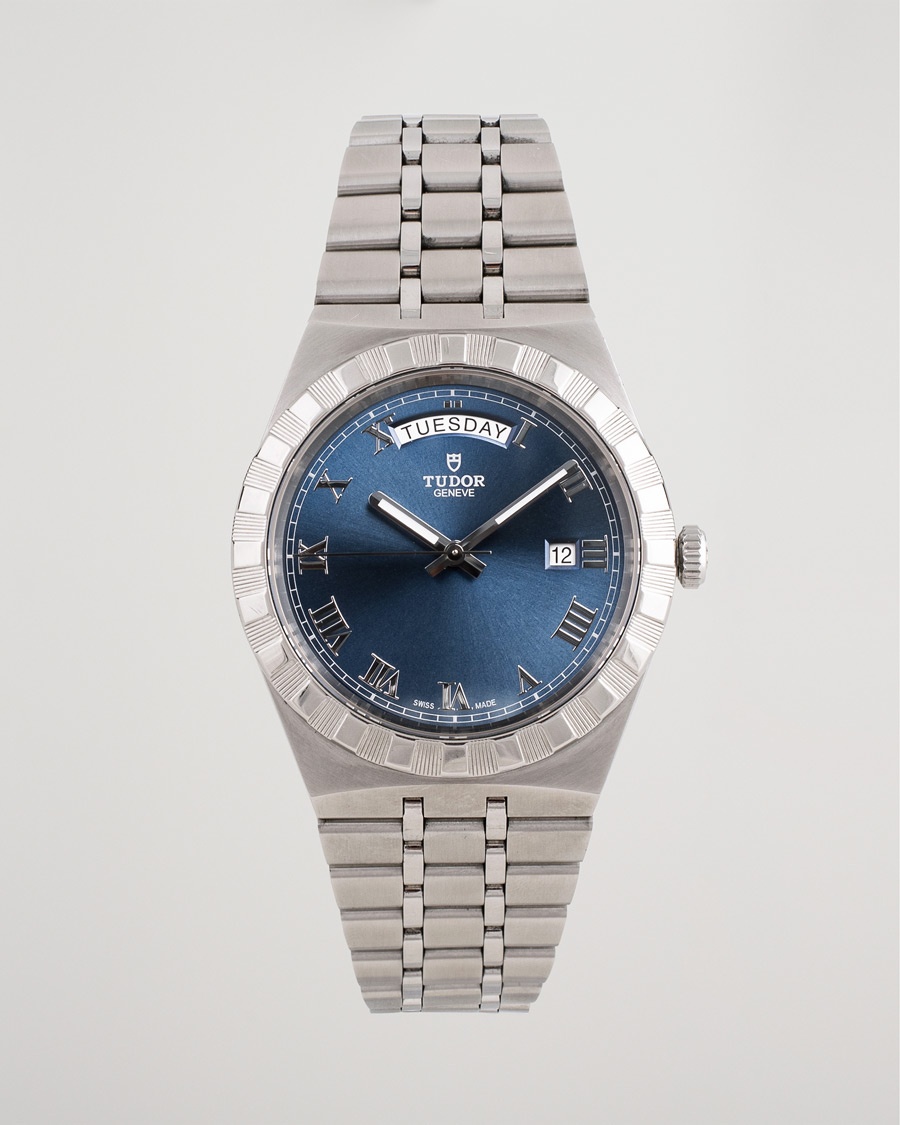 Gebruikt | Eerder verkocht | Tudor Pre-Owned | Royal Date Day 28600-91060 Steel Blue