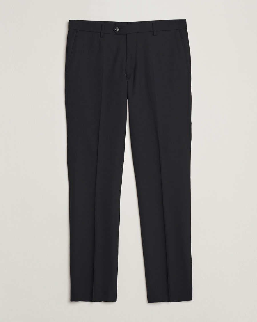 Homme | | Oscar Jacobson | Diego Wool Trousers Black