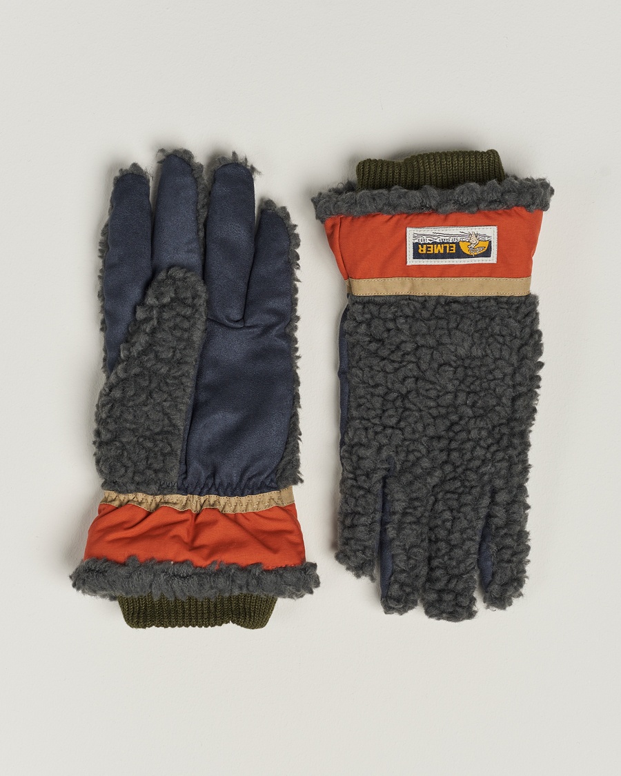 Homme | | Elmer by Swany | Sota Wool Teddy Gloves Khaki