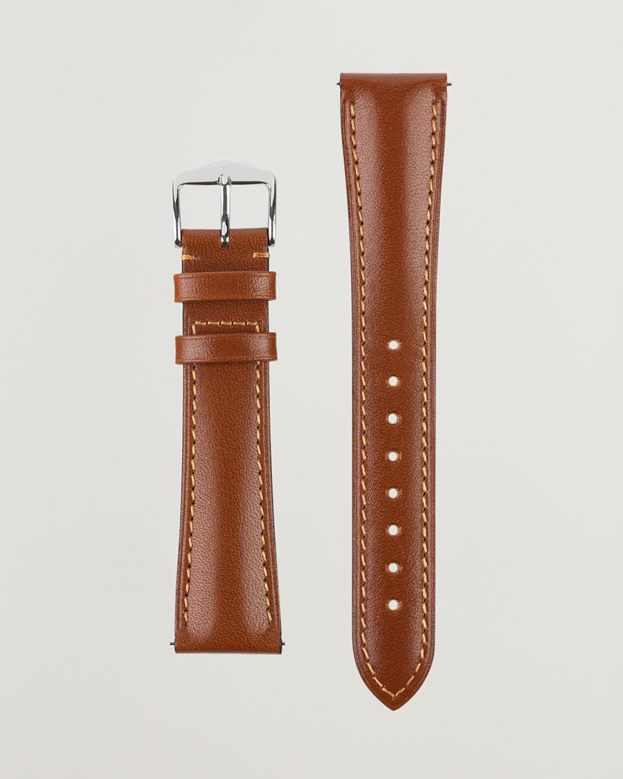 HIRSCH Siena Tuscan Leather Watch Strap Golden Brown – Bruin