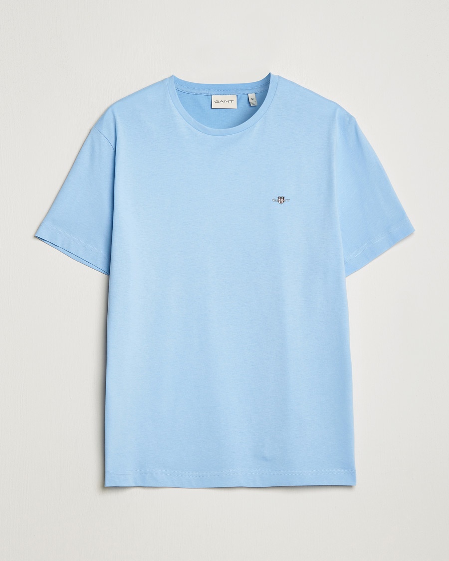 Gant The Original Solid T-Shirt Capri Blue – Bleu