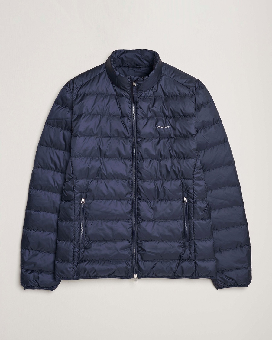 Gant The Light Down Jacket Evening Blue – Bleu