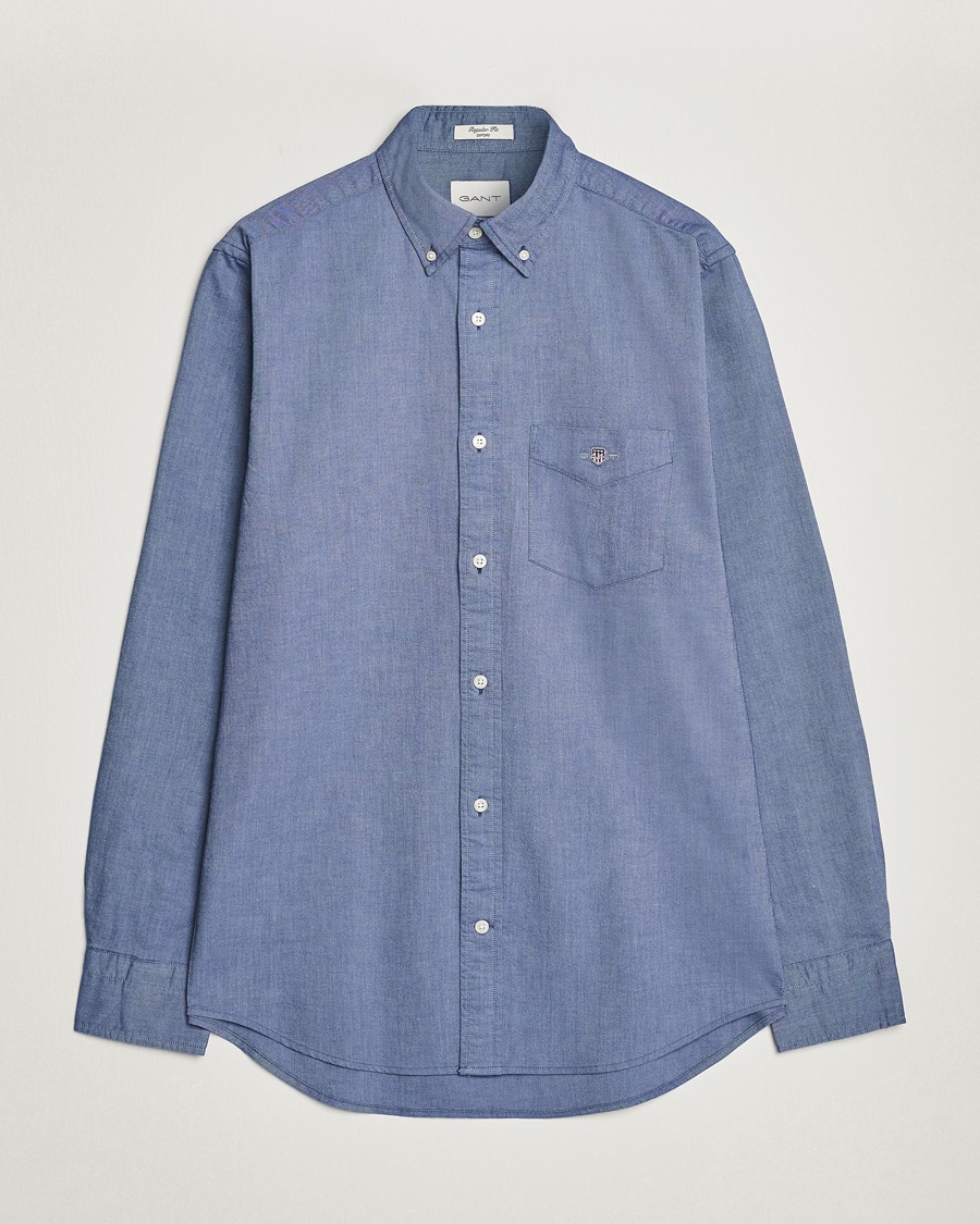 Gant Regular Fit Oxford Shirt Persian Blue – Bleu