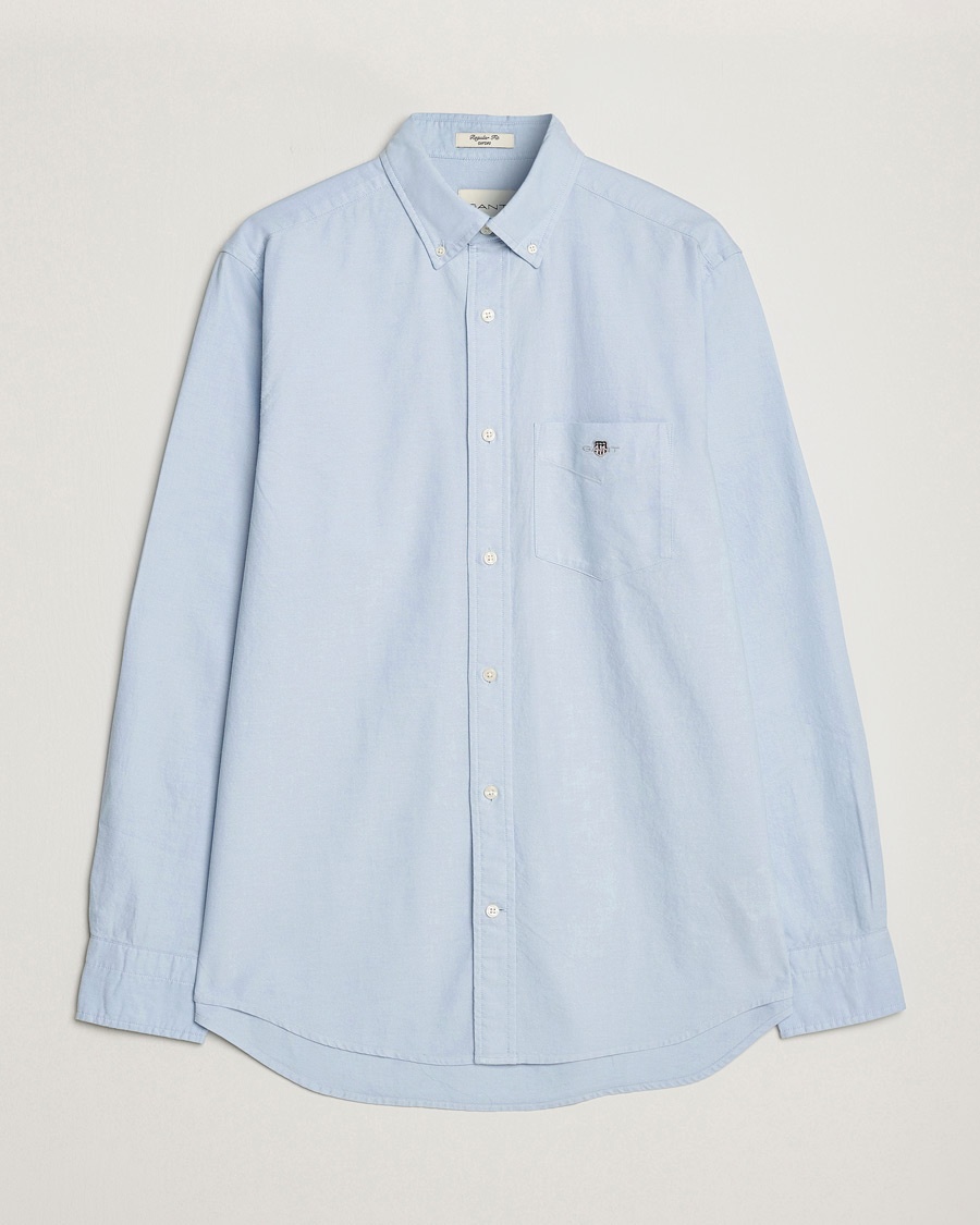 Gant Regular Fit Oxford Shirt Light Blue – Bleu