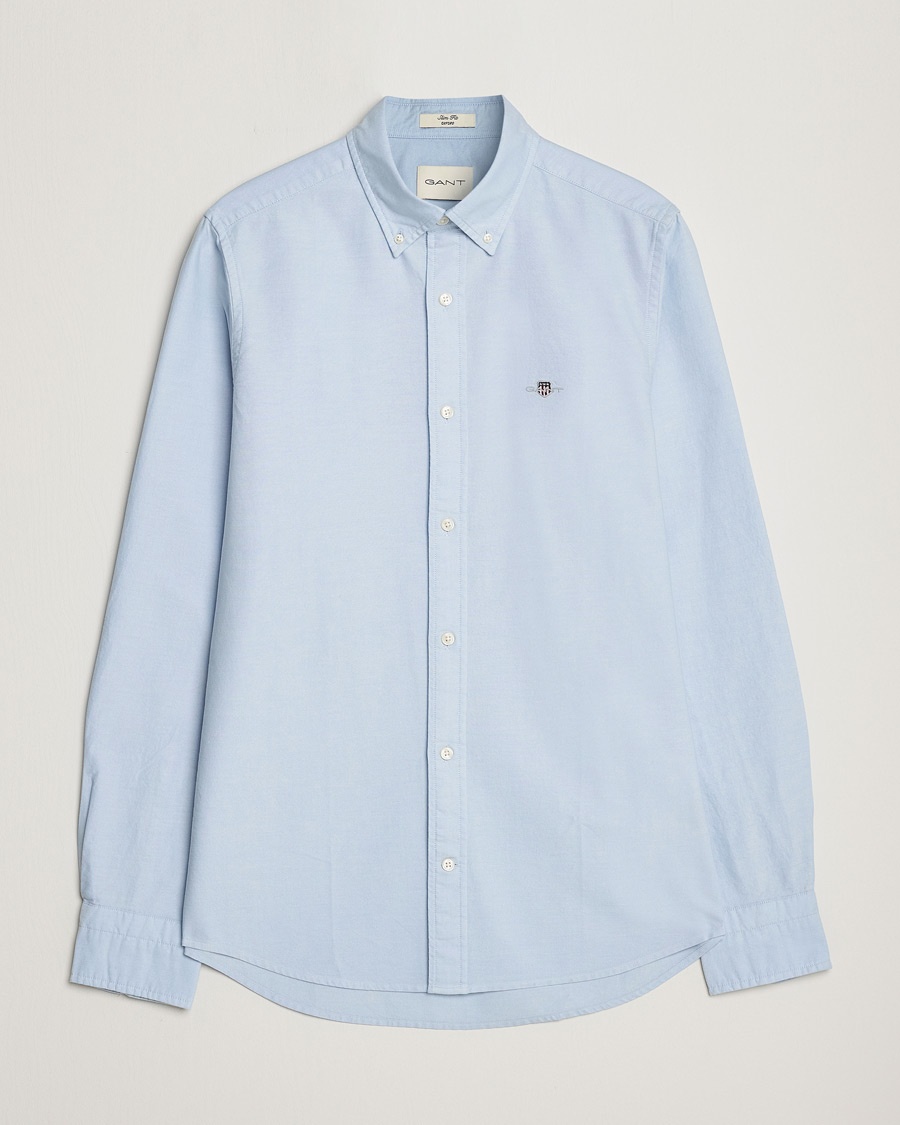 Gant Slim Fit Oxford Shirt Light Blue – Bleu