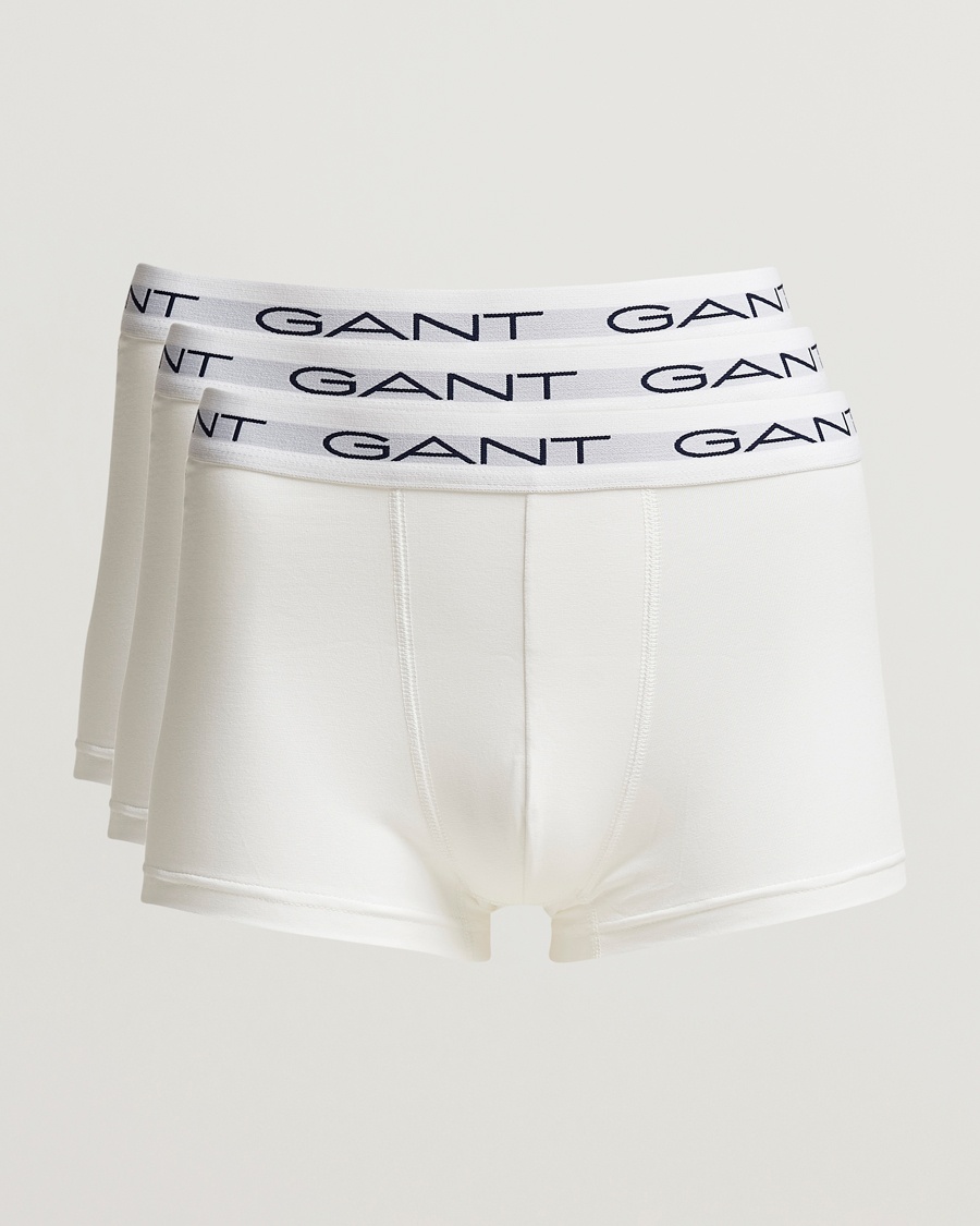 Homme | Vêtements | GANT | 3-Pack Trunk Boxer White