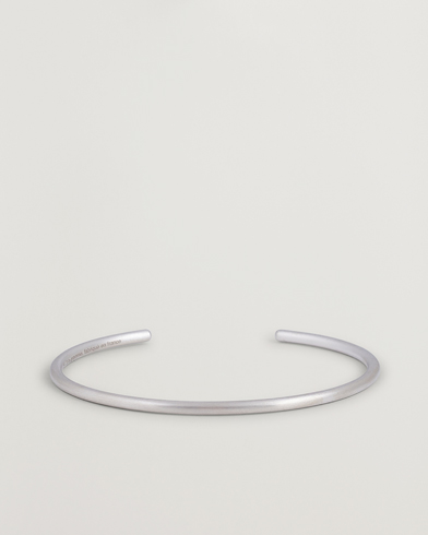 LE GRAMME Bangle Bracelet Brushed Sterling Silver 7g – Zilver