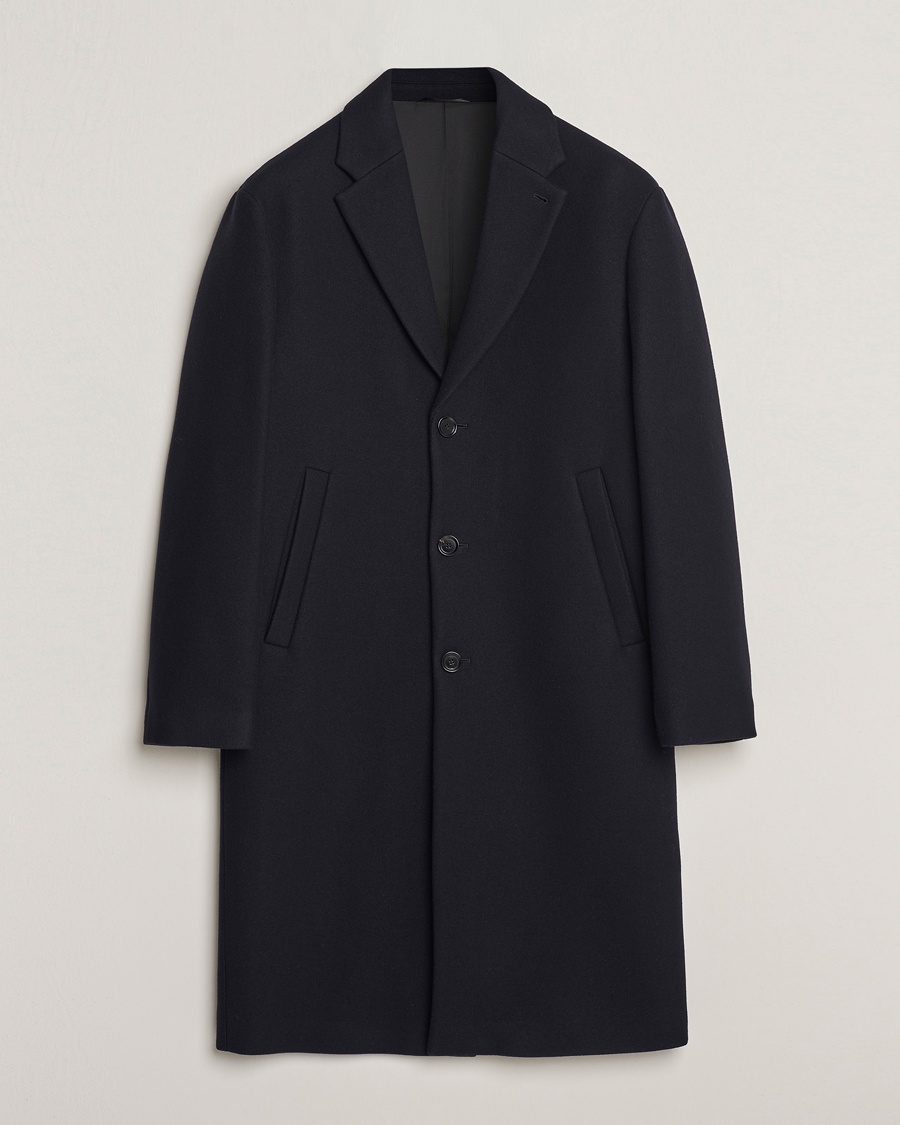 Filippa K London Wool Coat Navy – Blauw