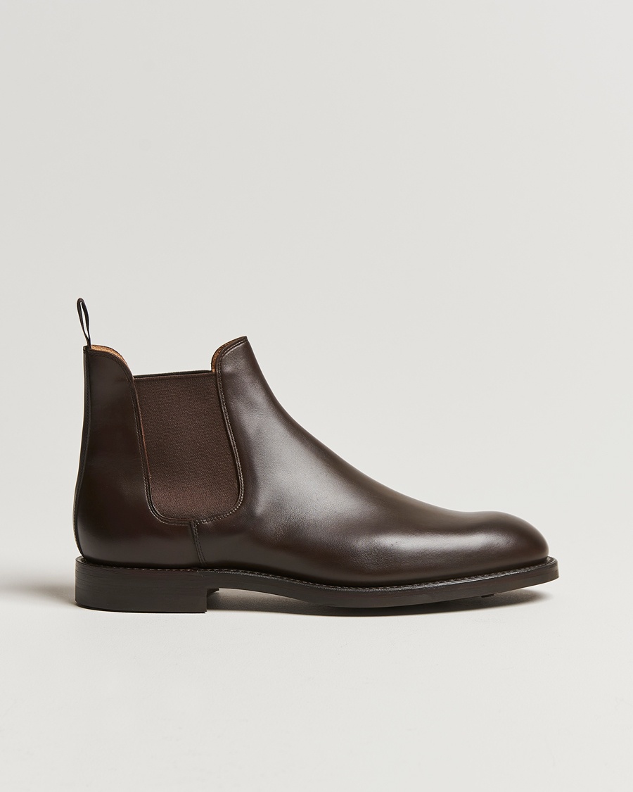 Crockett & Jones Chelsea 5 Dk Brown Wax Calf – Bruin