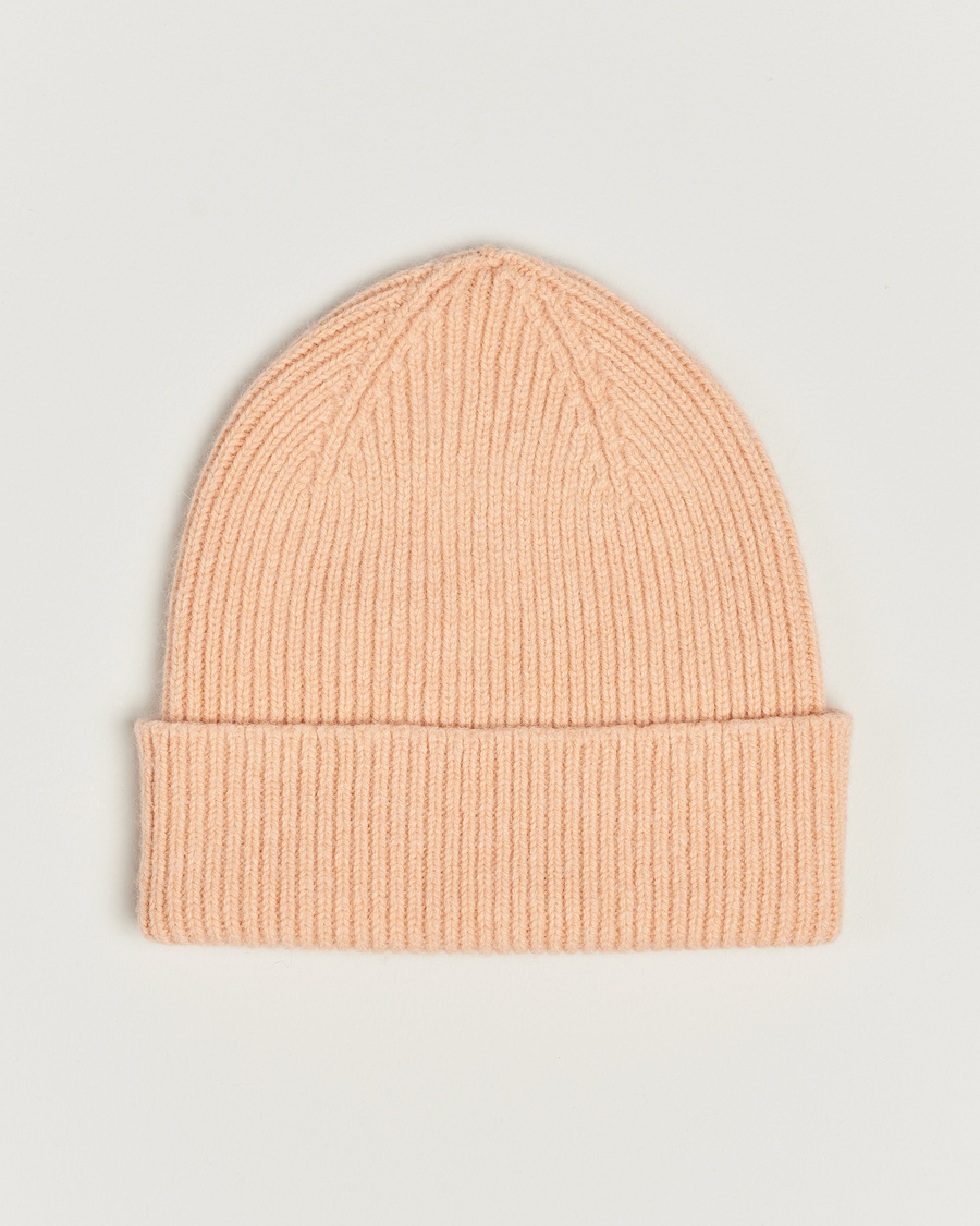 Le Bonnet Lambswool/Caregora Beanie Peach – Rose