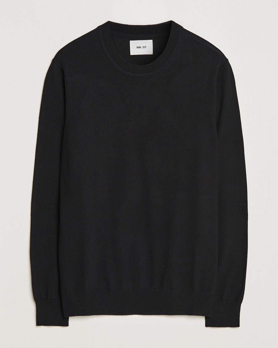 Homme | | NN07 | Ted Merino Crew Neck Pullover Black