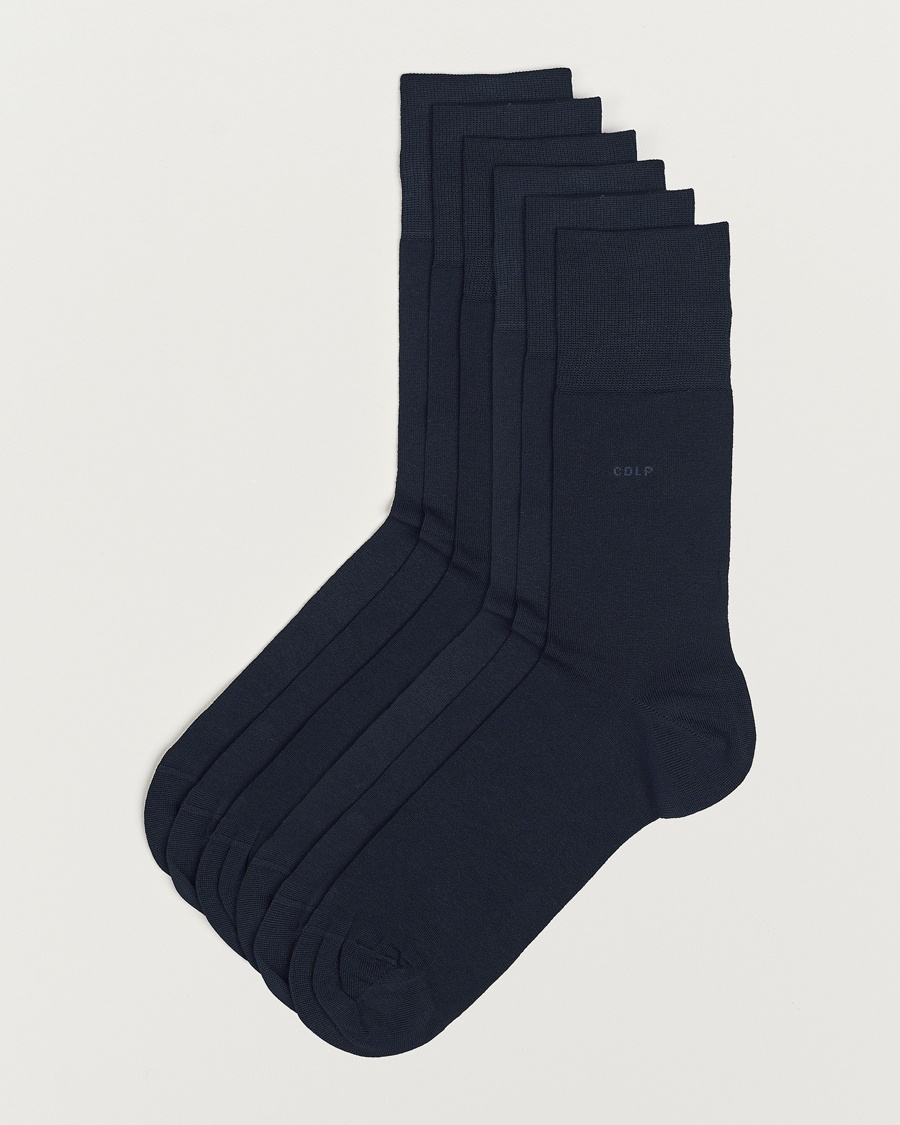 CDLP 6-Pack Cotton Socks Navy – Bleu