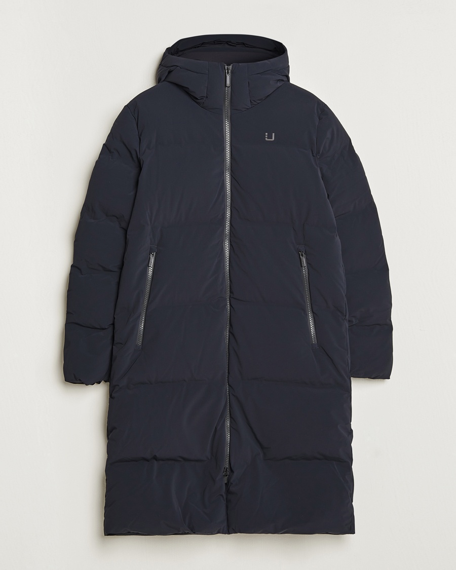 UBR Tycoon Padded Long Coat Black – Zwart