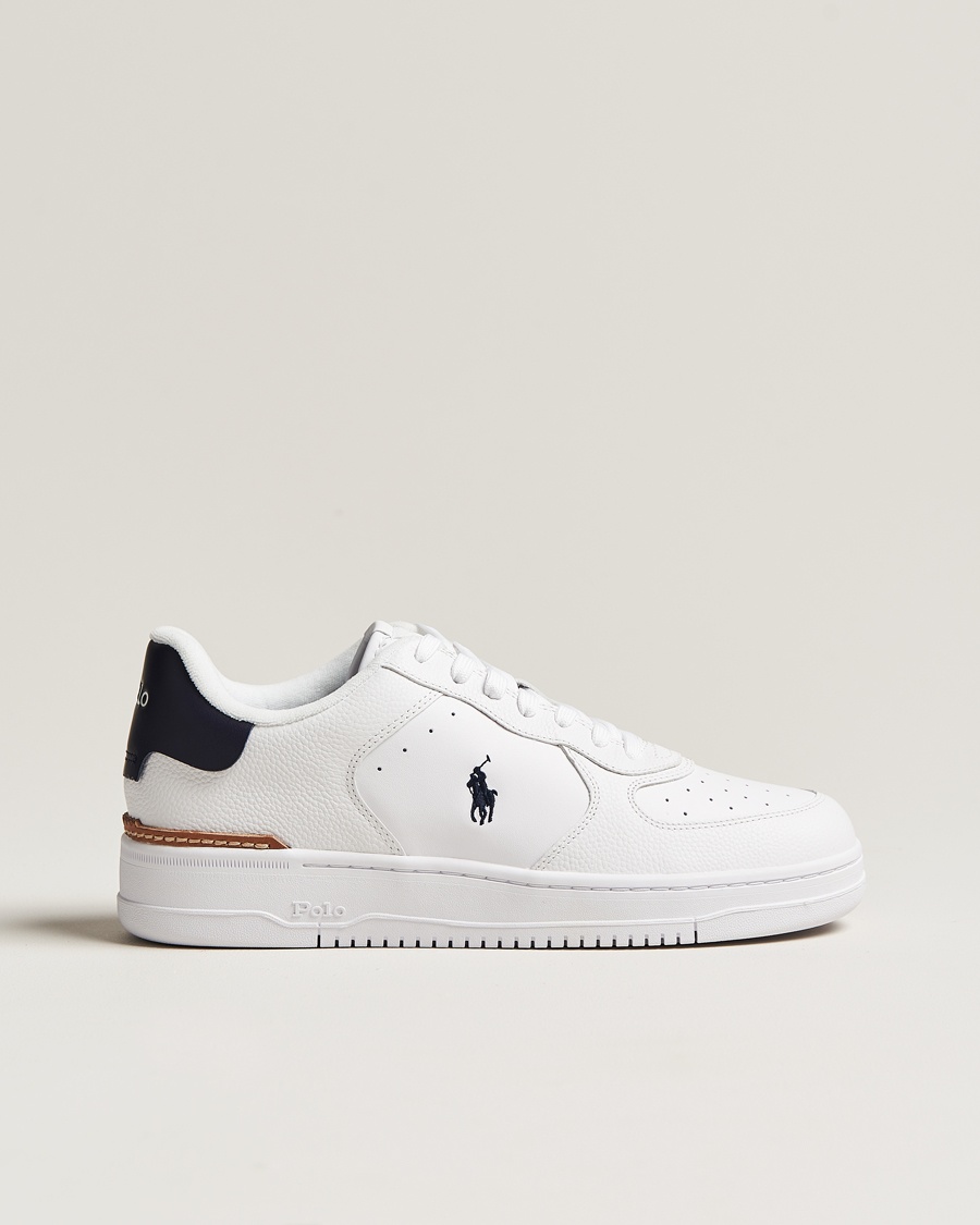Heren | | Polo Ralph Lauren | Masters Court Sneaker White/Navy