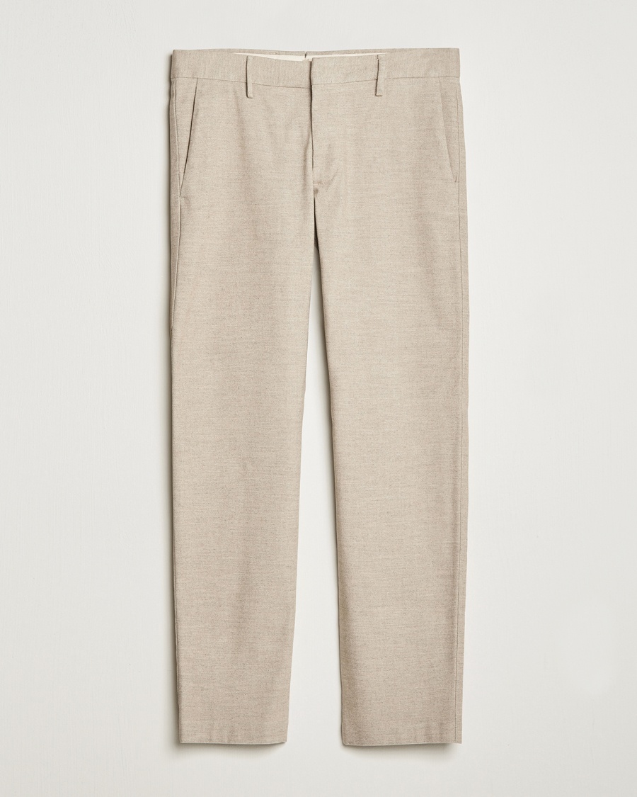 Homme | NN07 | NN07 Theo Brushed Cotton Trousers Cement
