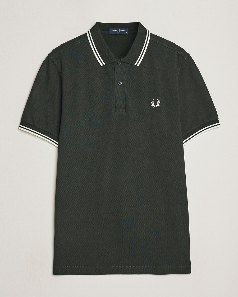 Homme | | Fred Perry | Twin Tipped Polo Shirt Night Green