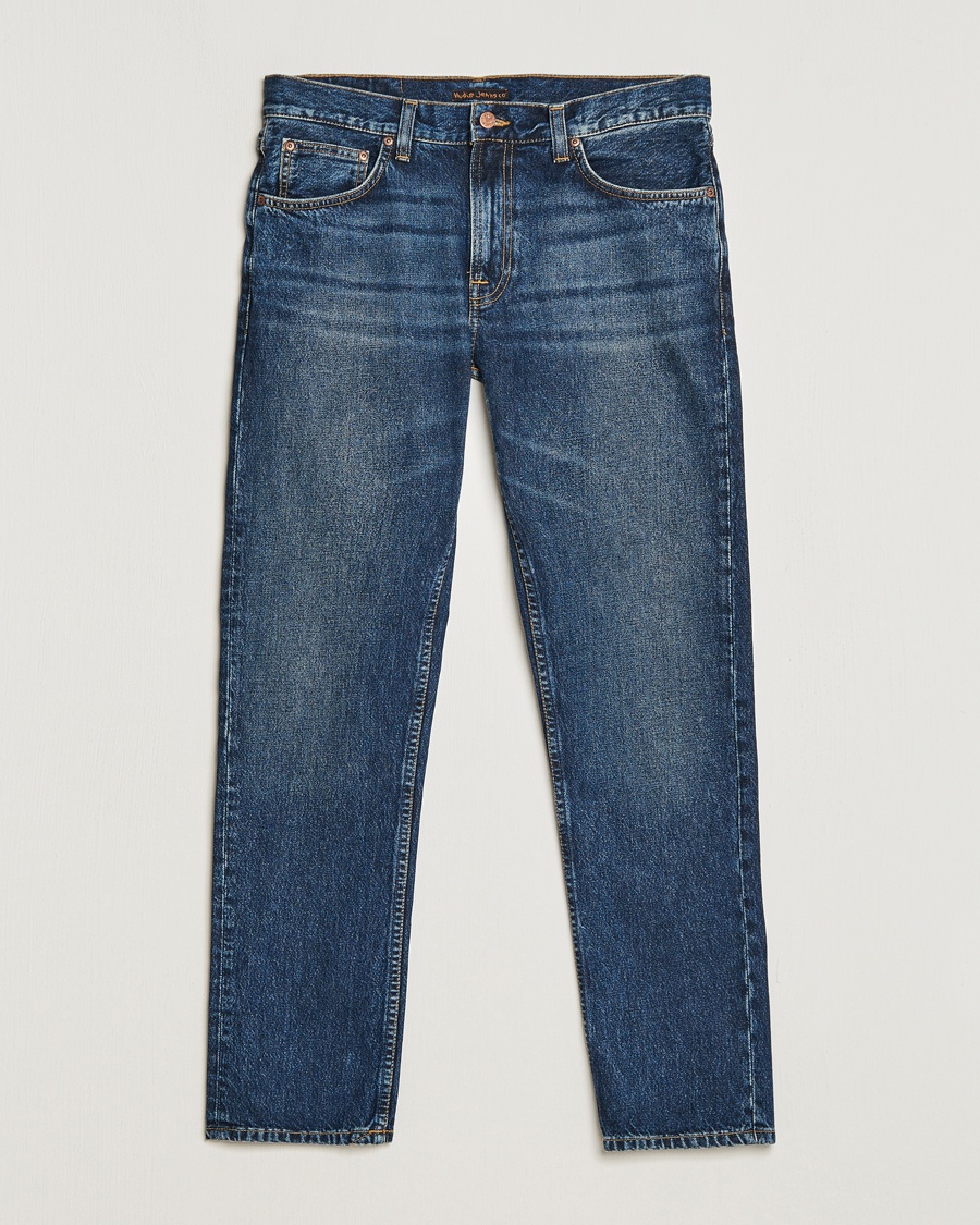 Nudie Jeans Gritty Jackson Jeans Blue Soil – Bleu