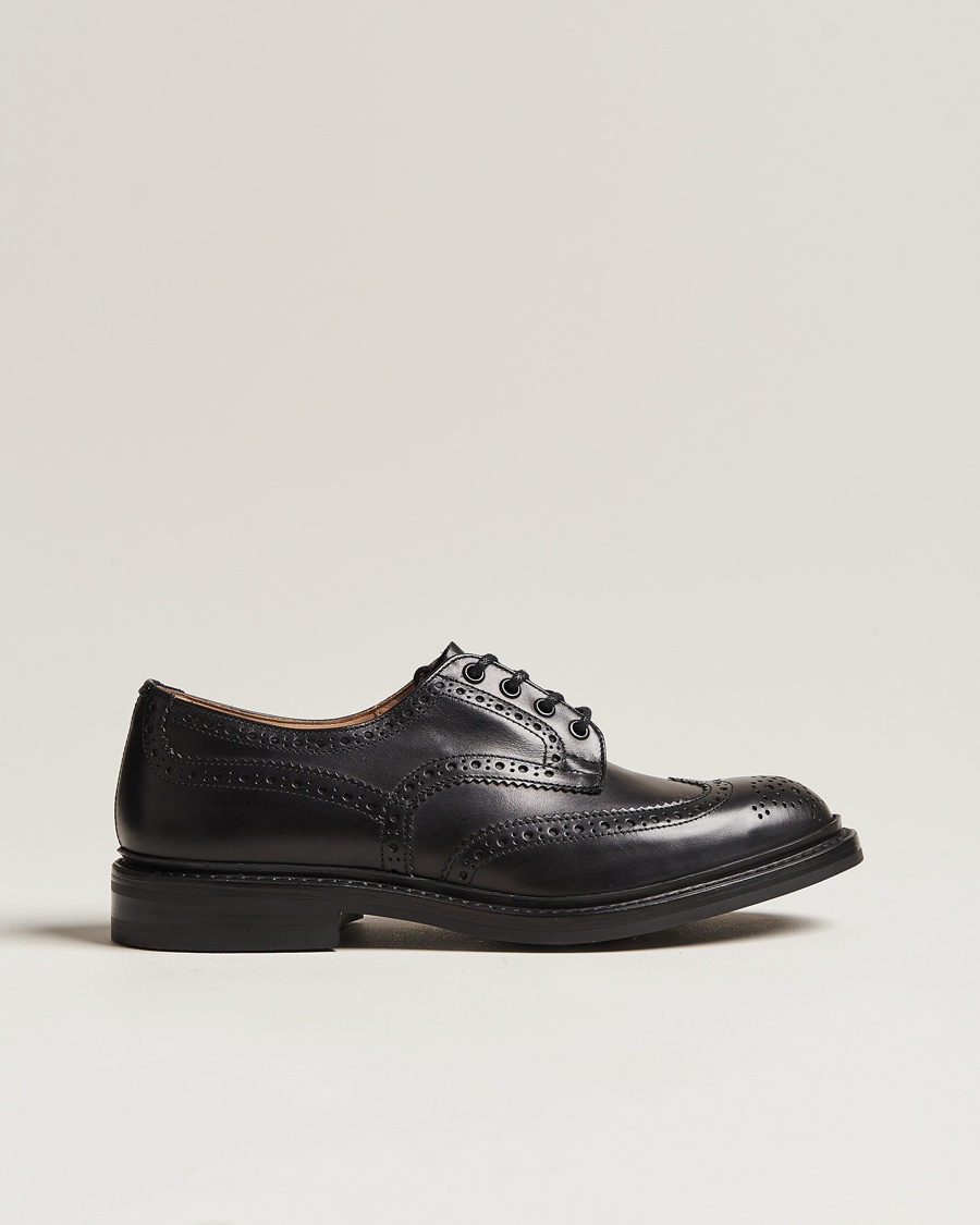 Tricker's Bourton Country Brogues Black Calf – Zwart