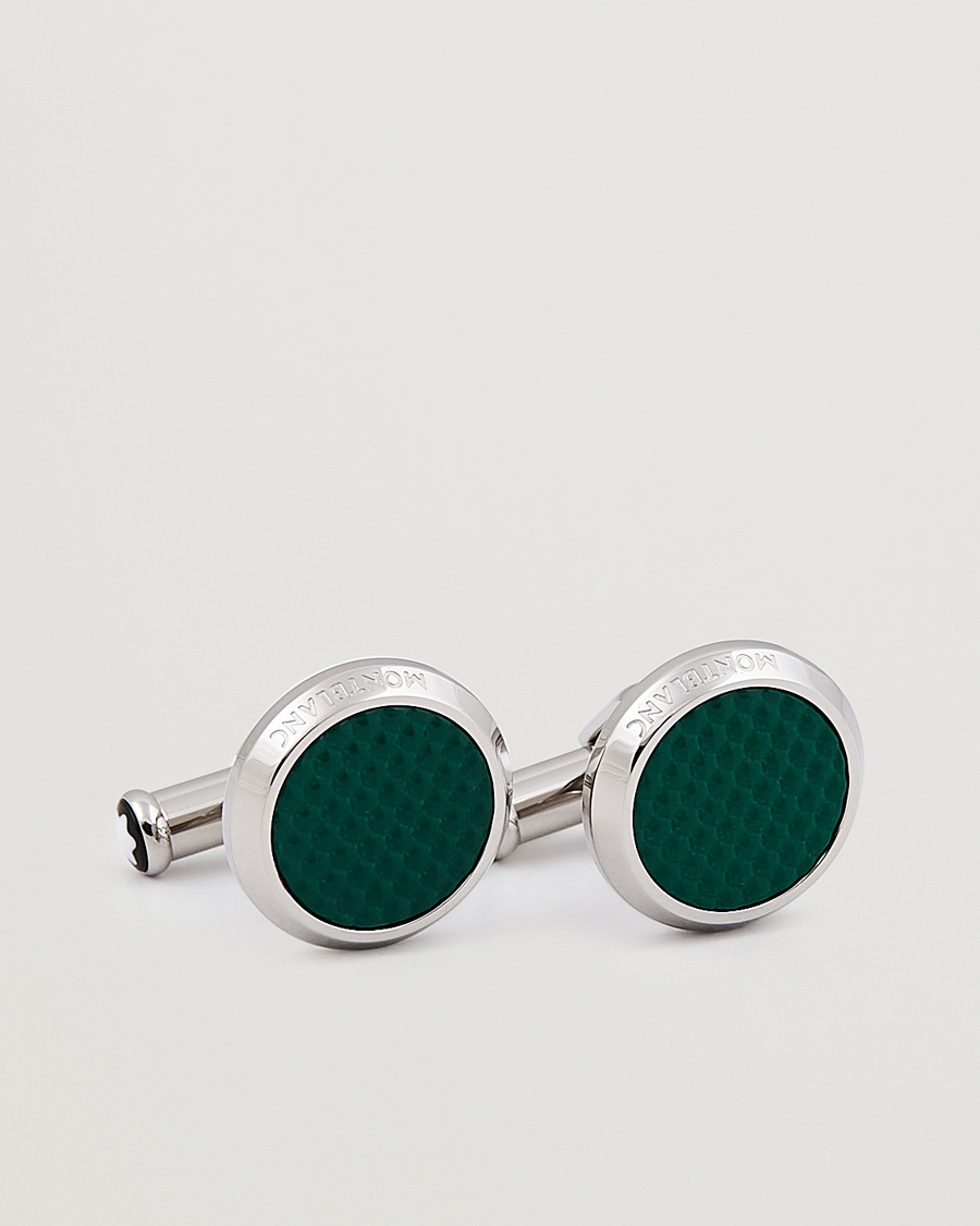 Montblanc Cufflinks Meisterstück Green Steel – Vert