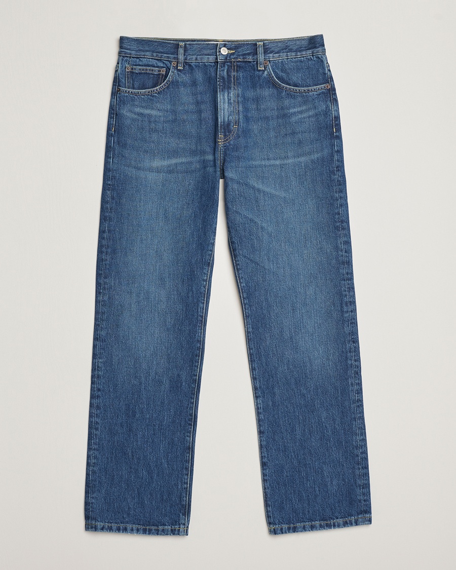 Homme | | Jeanerica | SM010 Straight Jeans Tom Mid Blue Wash