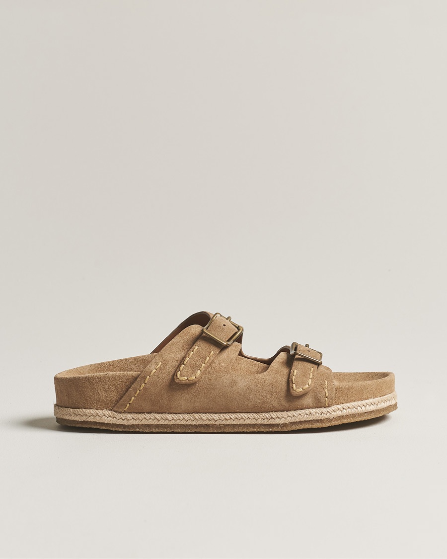 Polo Ralph Lauren Turbach Leather Sandals Milkshake – Beige