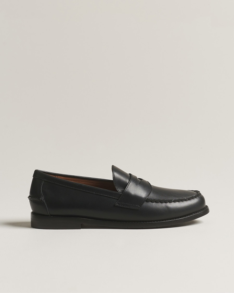 Polo Ralph Lauren Alston Penny Loafers Black Calf – Zwart
