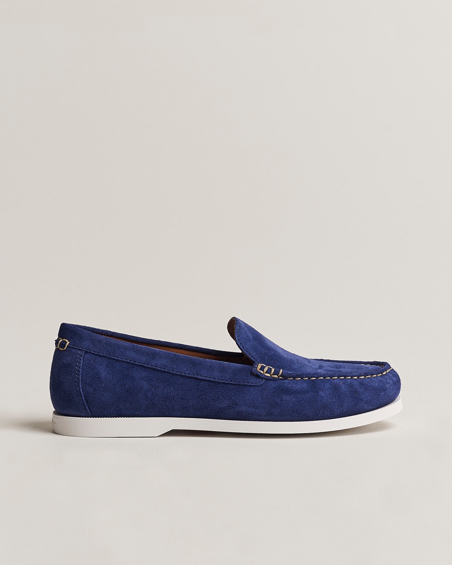 Polo Ralph Lauren Merton Casual Suede Loafer Newport Navy – Bleu
