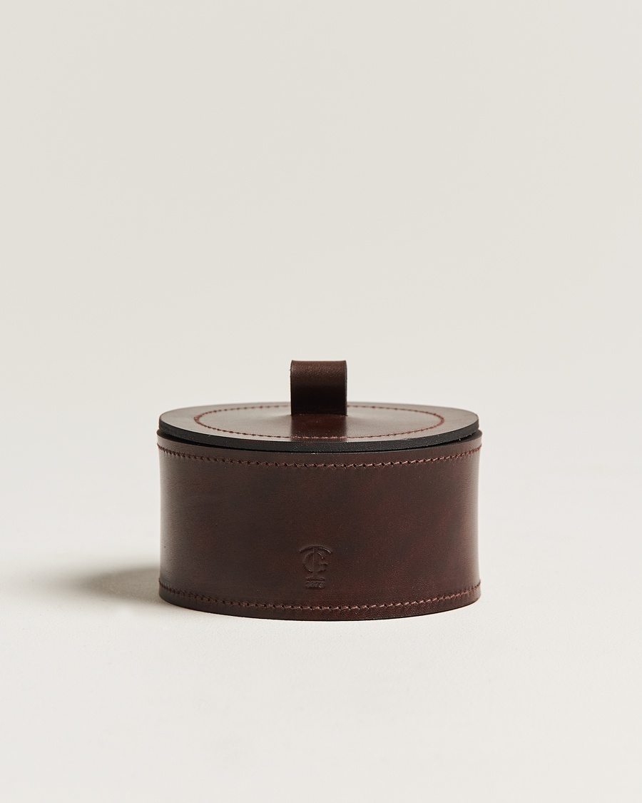 Tärnsjö Garveri Small Leather Box 002 Dark Brown – Marron