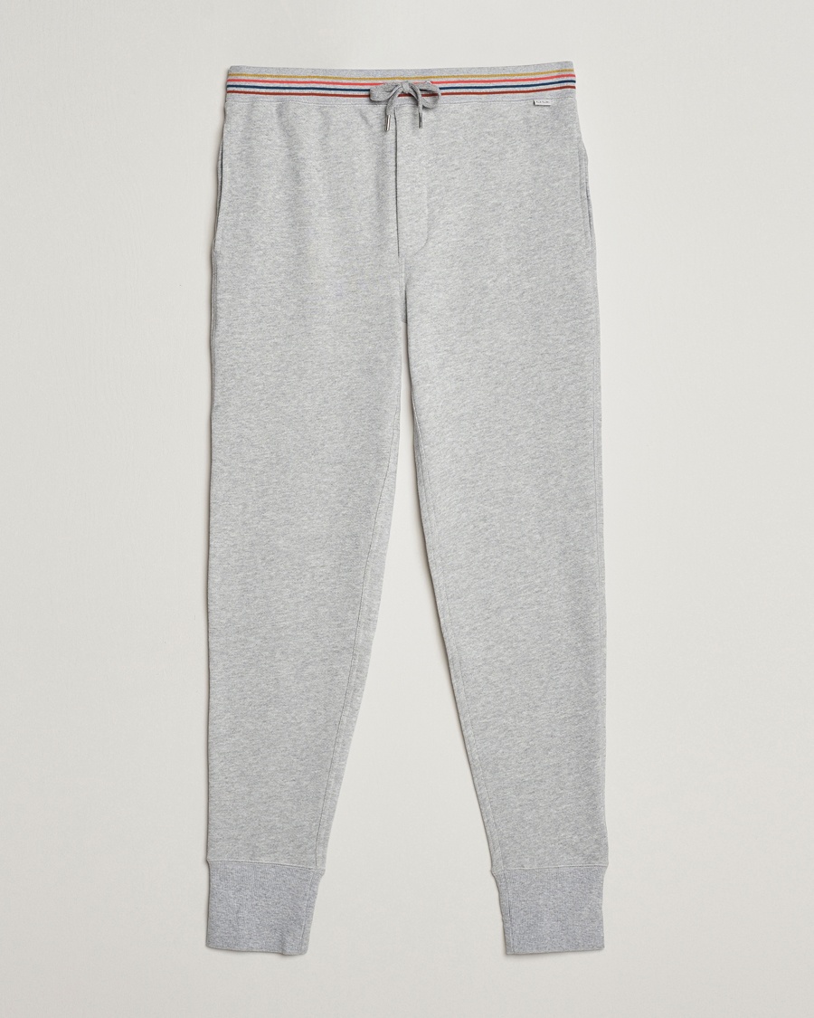 Paul Smith Artist Rib Sweatpants Grey Melange – Grijs