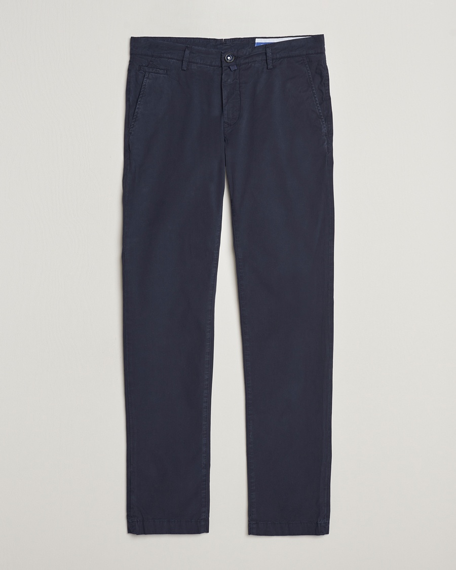 Homme | | Jacob Cohën | Bobby Cotton Gabardine Chinos Navy