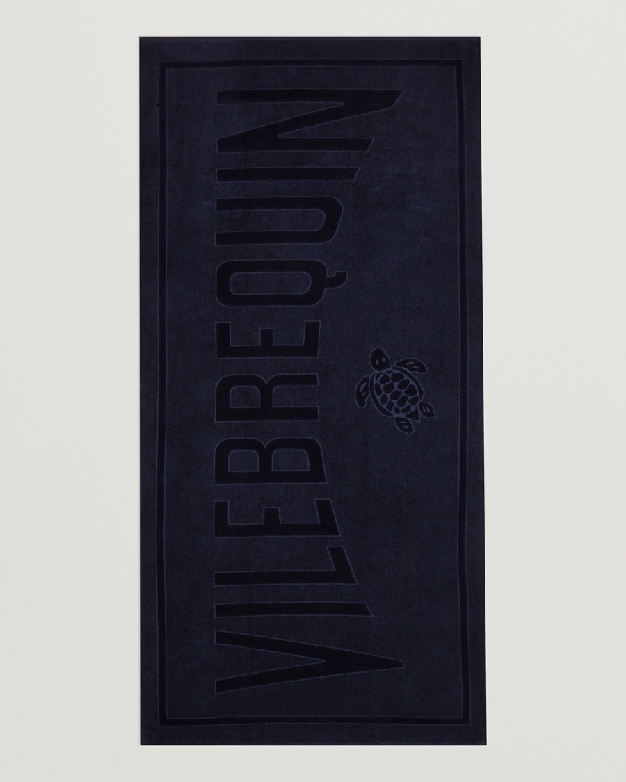 Homme | Style De Vie | Vilebrequin | Sand Organic Cotton Towel Bleu Marine