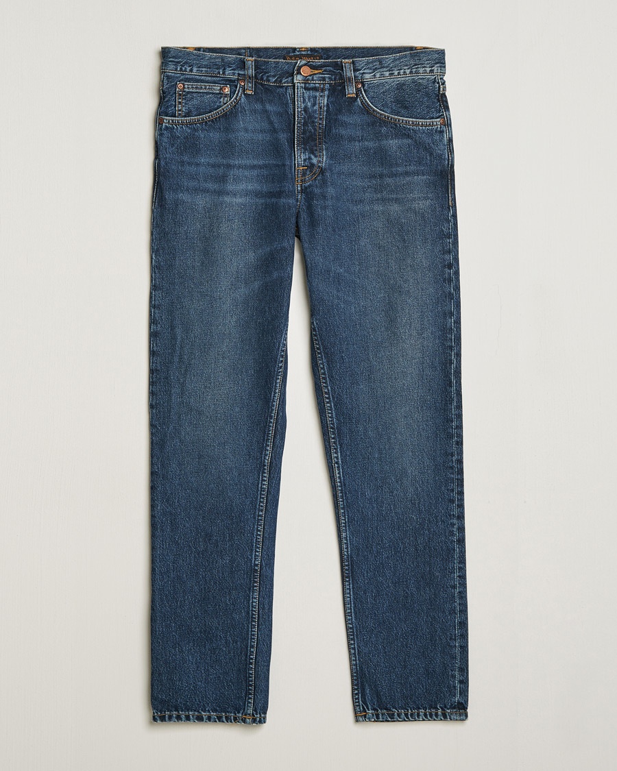 Homme | | Nudie Jeans | Steady Eddie II Jeans Blue Soil