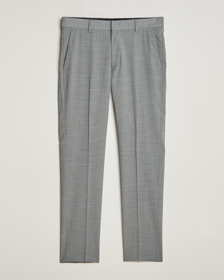 Tiger of Sweden Tenuta Wool Travel Suit Trousers Grey Melange – Grijs