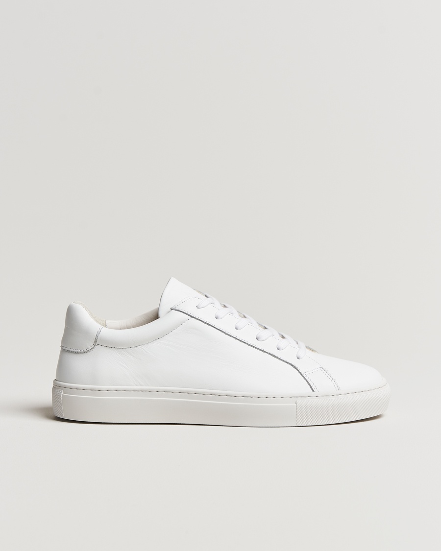 Homme | A Day's March | A Day's March Leather Marching Sneaker White