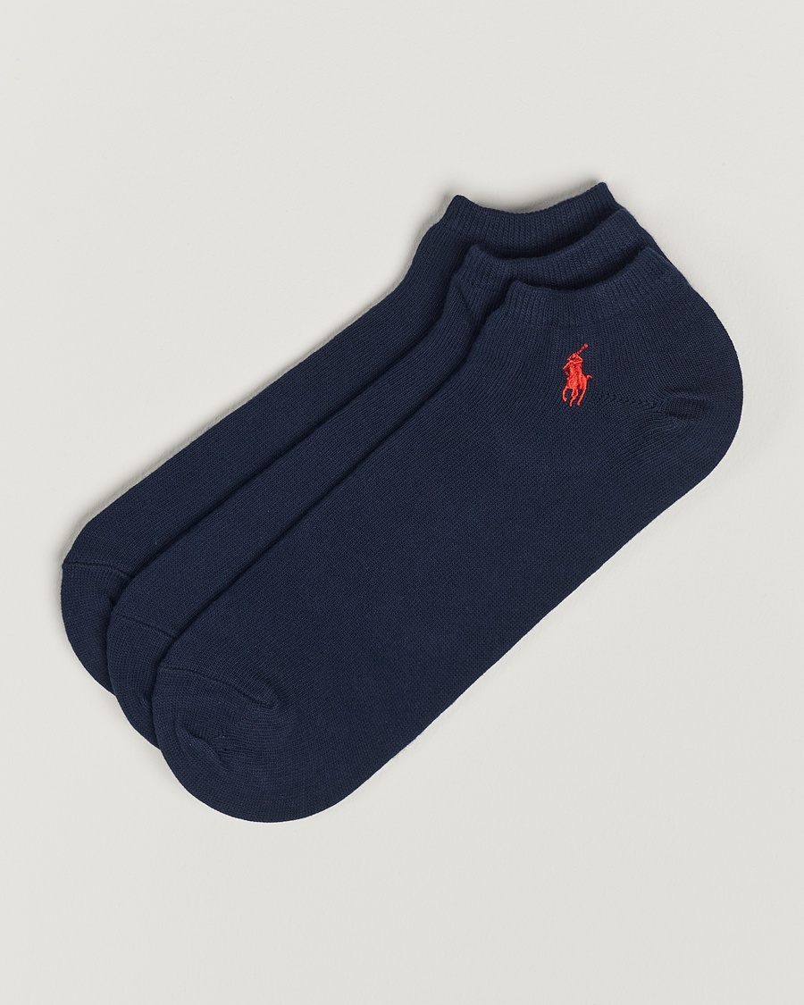 Polo Ralph Lauren 3-Pack Ghost Sock Navy – Bleu