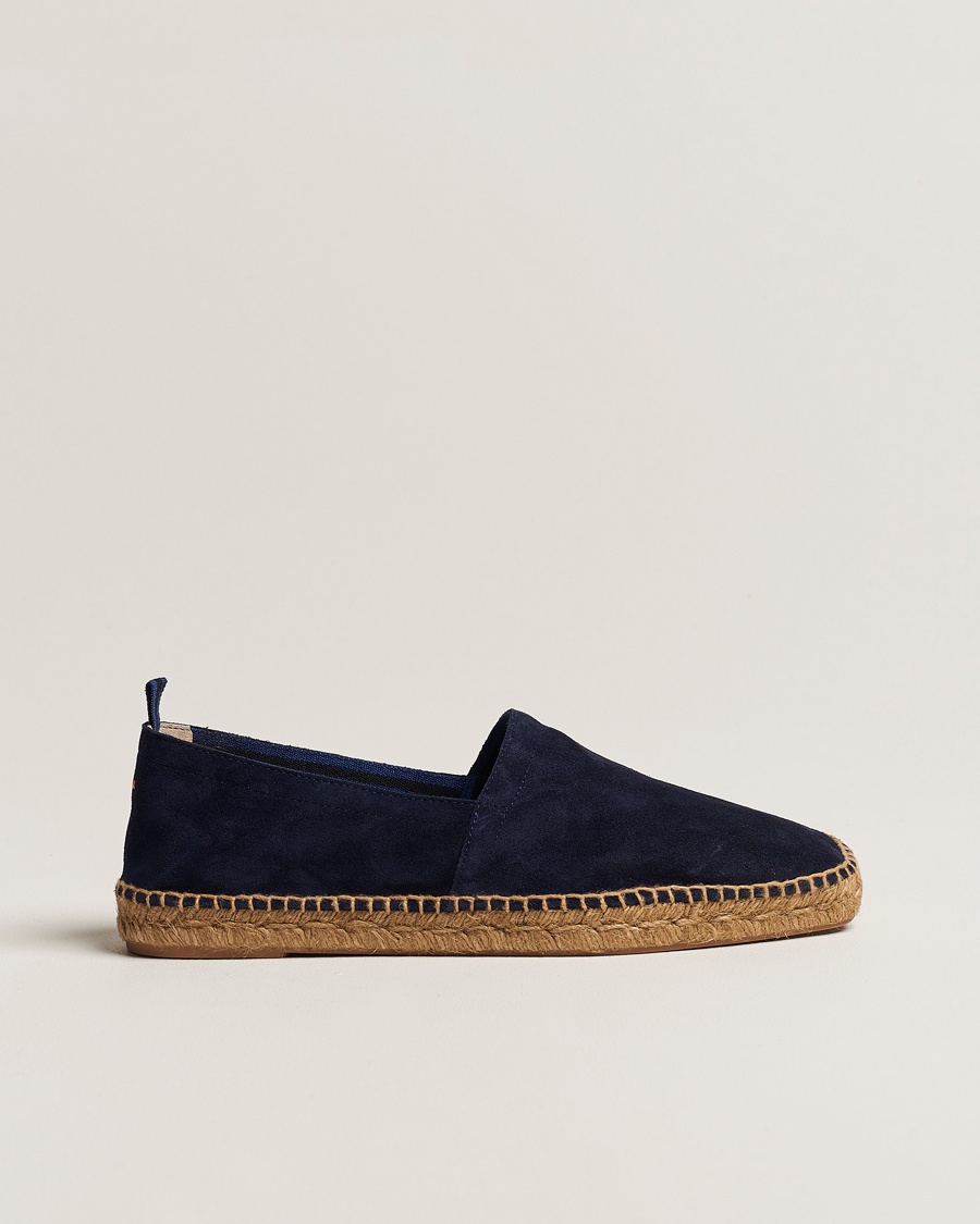 Castañer Pablo Casual Suede Espadrilles Azul Oscuro – Bleu