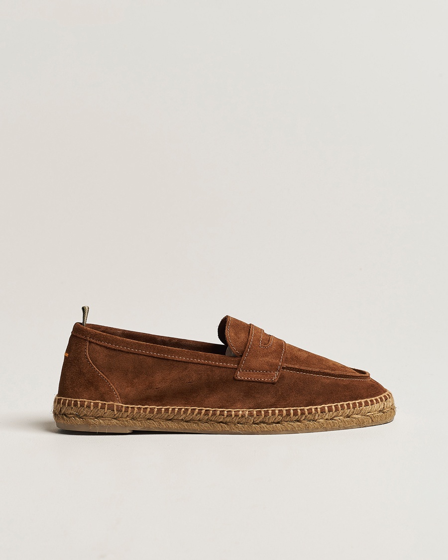 Castañer Nacho Casual Suede Loafers Cuero – Marron