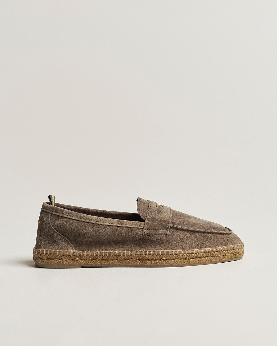 Castañer Nacho Casual Suede Loafers Topo – Marron