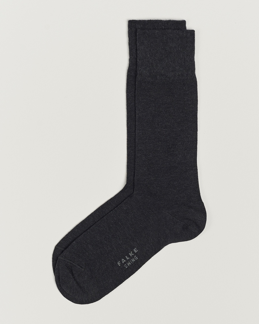 Falke Swing 2-Pack Socks Anthracite Melange – Gris
