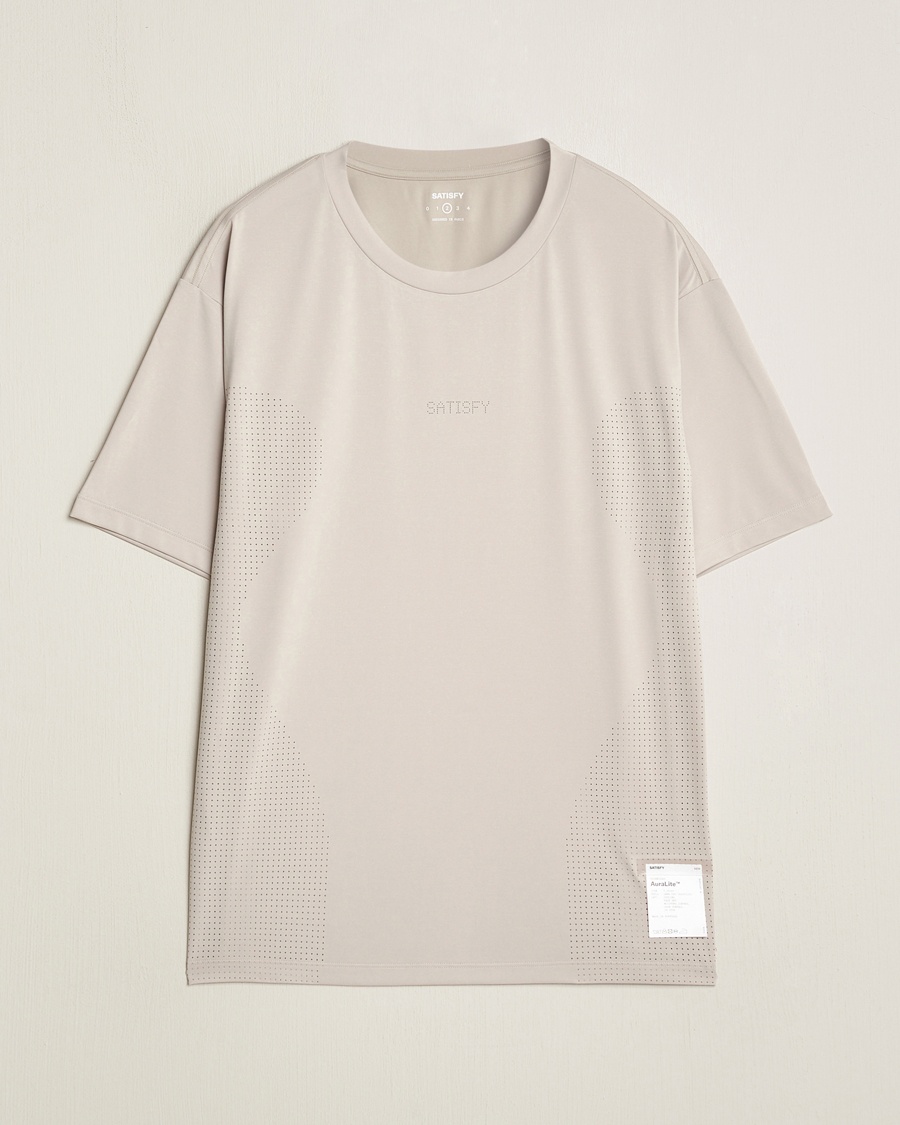 Homme | Satisfy | Satisfy | AuraLite Air T-Shirt Mineral Dolomite