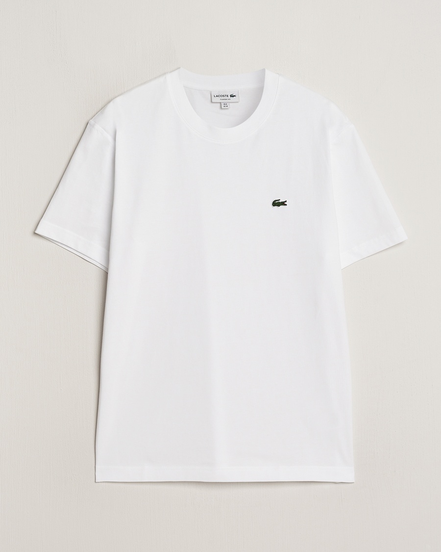 Lacoste Crew Neck T-Shirt White – Wit