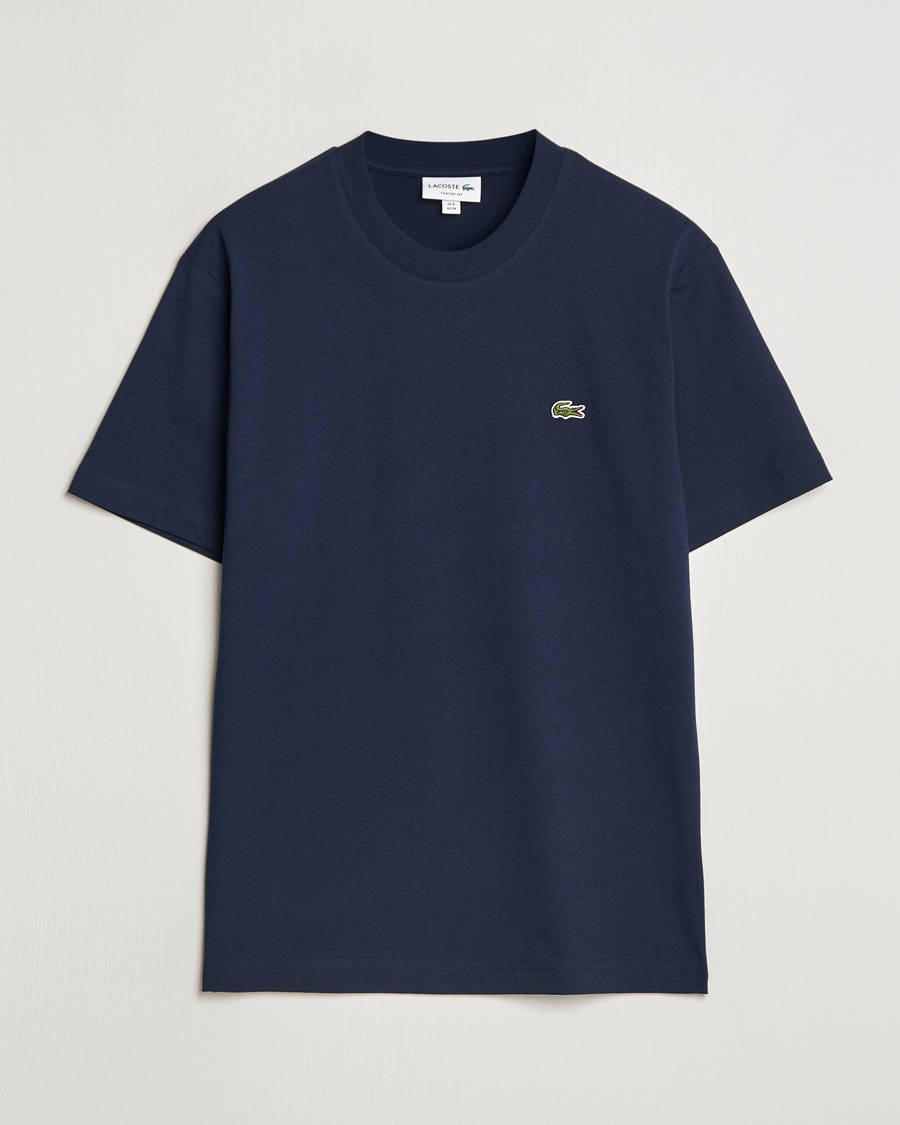 Lacoste Crew Neck T-Shirt Navy Blue – Blauw
