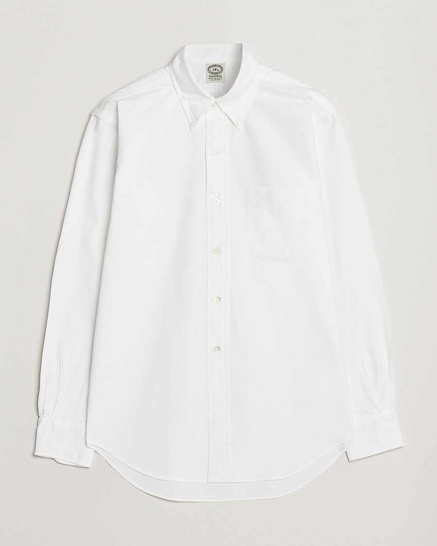 Kamakura Shirts Vintage Ivy Oxford Button Down Shirt White – Wit