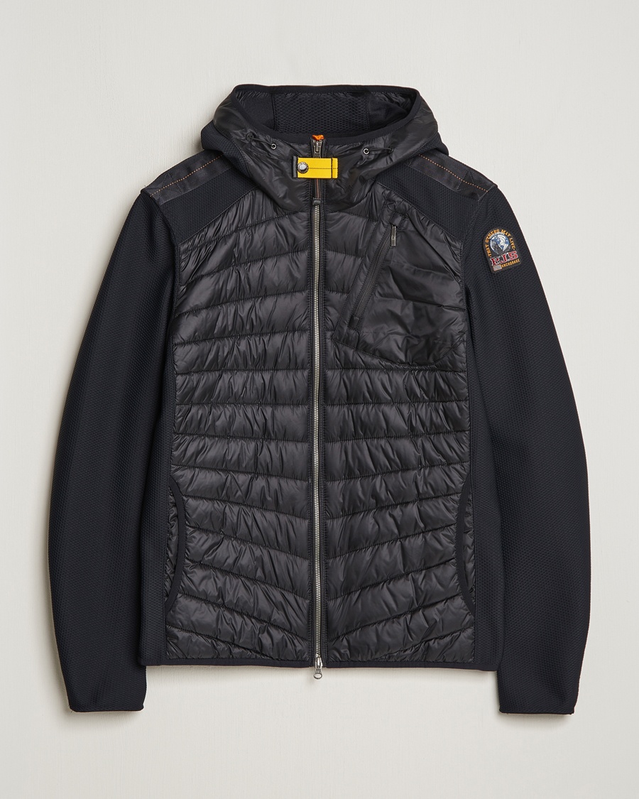 Homme | | Parajumpers | Nolan Mesh Hooded Hybrid Black