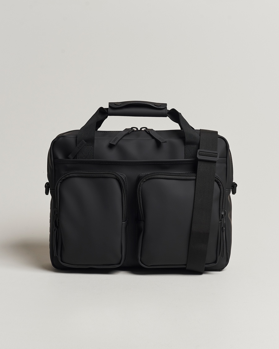 RAINS Texel Tech Bag Black – Zwart