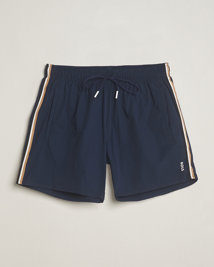 BOSS BLACK Iconic Swimshorts Navy – Blauw