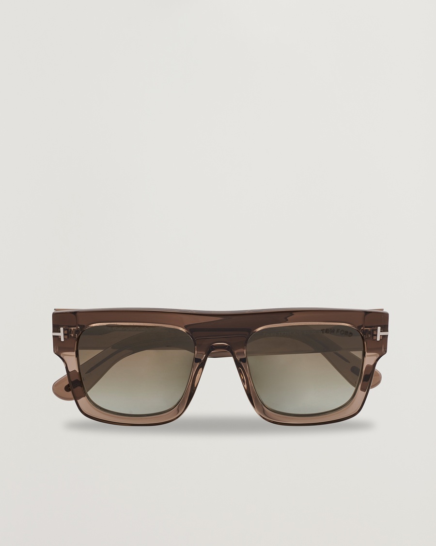 Tom Ford Fausto FT0711 Sunglasses Brown/Green – Marron